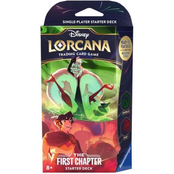 Disney Lorcana: The First Chapter - Emerald Ruby Starter kaladė (60 kortų) (anglų k.)